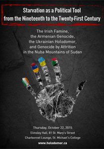 Starvation As A Political Tool From The Nineteenth To The Twenty-First Century: The Irish Famine, The Armenian Genocide, The Ukrainian Holodomor And Genocide By Attrition In The Nuba Mountains Of Sudan